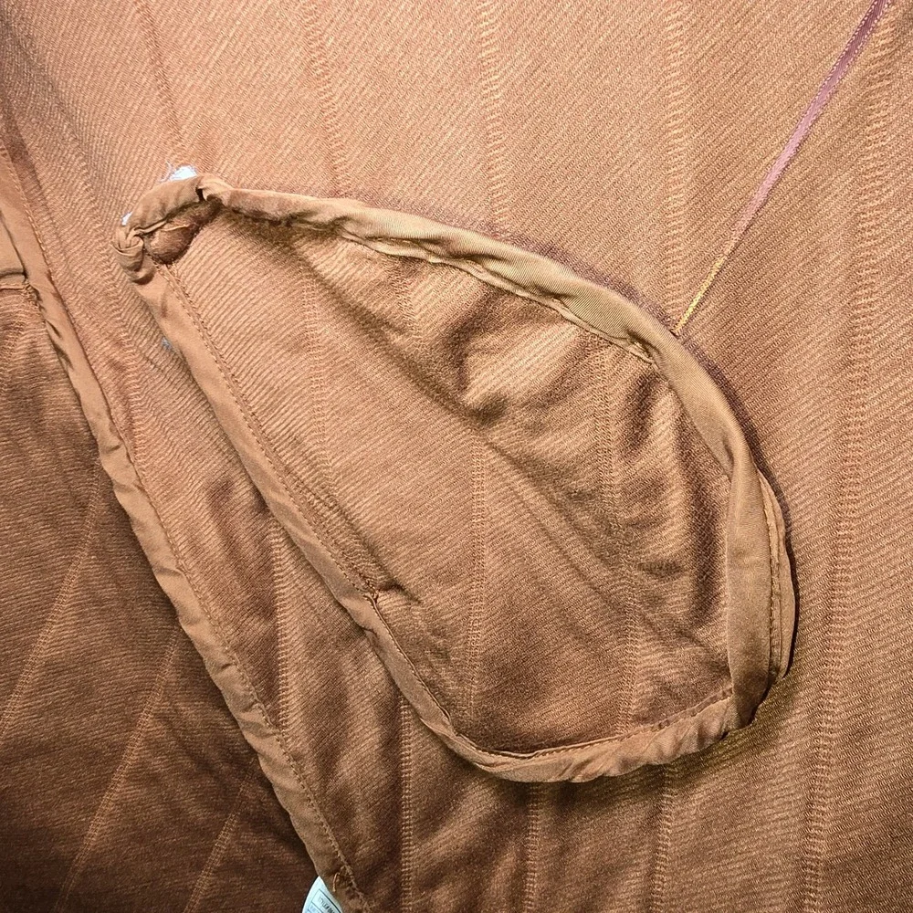 Women's Steve Madden Quilted Belted Coat in Rust‎ Color, Size Small